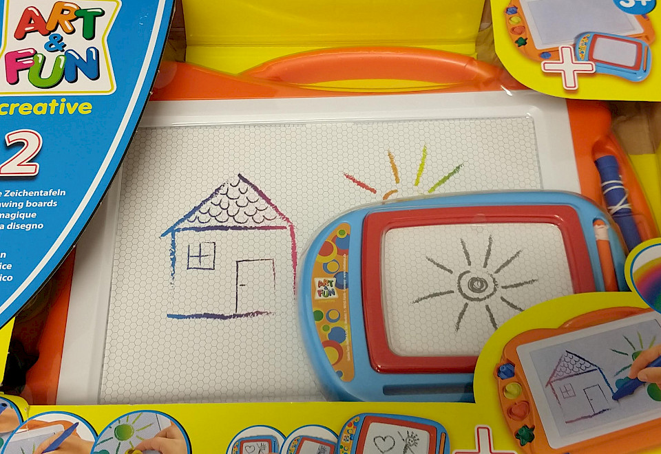 Simba 3-in-1 Schreibtafel – Malen, Schreiben, Lernen | Für Kinder Ab 3 Jahren