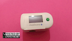 Test - Medisana PM 100 connect Pulsoximeter Oximeter Display - © www.lifetester.net