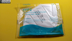Im Test - EUROPAPA 20x FFP2 Atemschutzmaske - Erfahrungen verpackte MAske - © www.lifetester.net