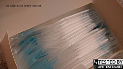 Im Test - EUROPAPA 20x FFP2 Atemschutzmaske - Erfahrungen Die einzeln verpackten FFp2 Masken - © www.lifetester.net
