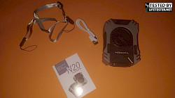Im Test: Test - VATEEN Handventilator Tragbarer Halsventilator - Erfahrungsbericht alle Teile: Ventilator, Ladekabel, Bedienungsanleitung - © www.lifetester.net
