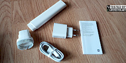 Im Test - Xiaomi Mi Vacuum Cleaner Mini kabelloser Handstaubsauger - Erfahrungen Zubehör - 2 Aufsätze, Ladekabel, Ladegerät, Bedienungsanleitung - © www.lifetester.net