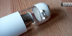 Im Test - Xiaomi Mi Vacuum Cleaner Mini kabelloser Handstaubsauger - Erfahrungen Staubbehälter Rückseite - © www.lifetester.net