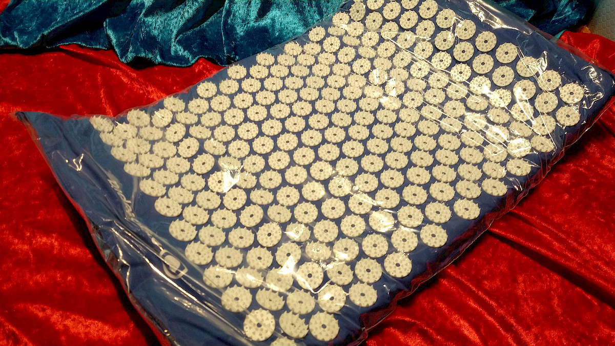 The Ergotopia acupressure mat is hygienically packed
