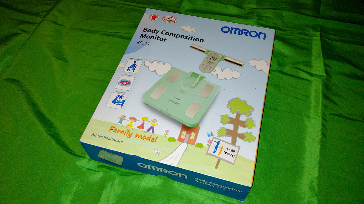 OMRON Body Composition Analyzer BF511 - Front Product Packaging