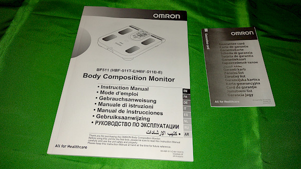 OMRON Körperanalysegerät BF511 - Bedienungsanleitung