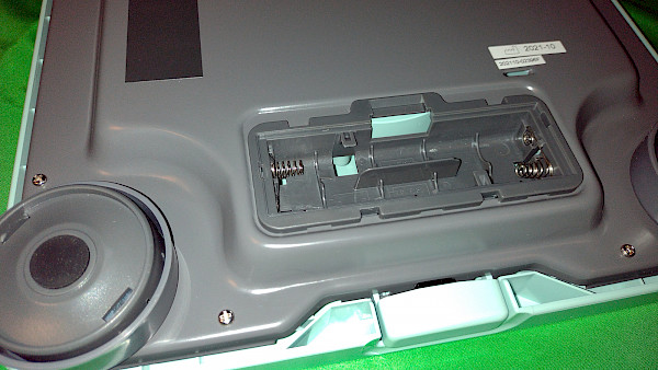 The battery compartment