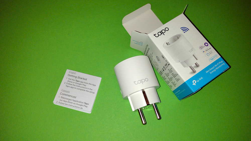 Der Lieferumfang der TP-Link Tapo Nano P115 Smart WLAN Steckdose - © www.lifetester.net