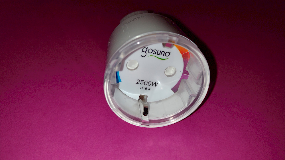 Preis-Leistungs-Sieger Die Gosund WLAN Steckdose von vorne - © www.lifetester.net