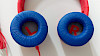 Die blauen Kopfhörerpolster der JBL Kinderkopfhörer