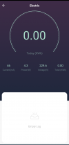 Die Anzeige des Stromverbrauchs in der App