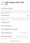 Geräteinformationen in der APP