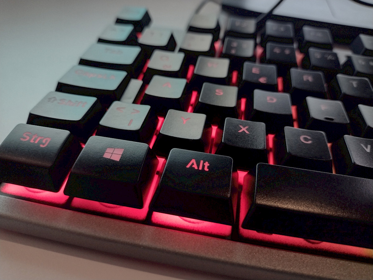 Die Tasten der Gaming Tastatur im Detail