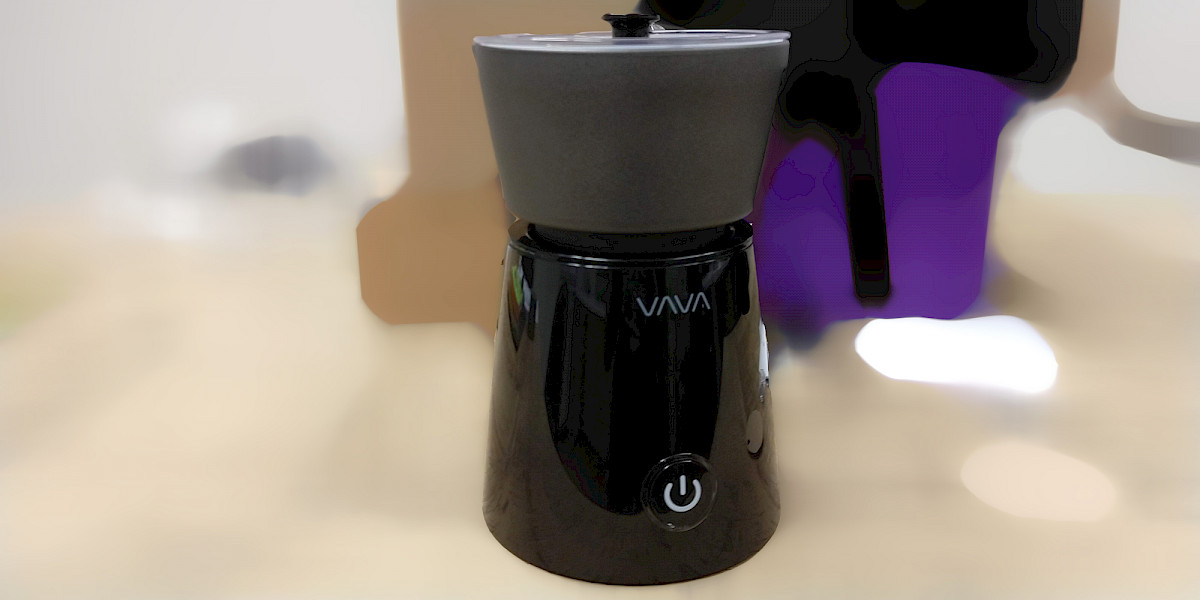 VAVA Milchaufschäumer Edelstahl Milk Frother 360° Video