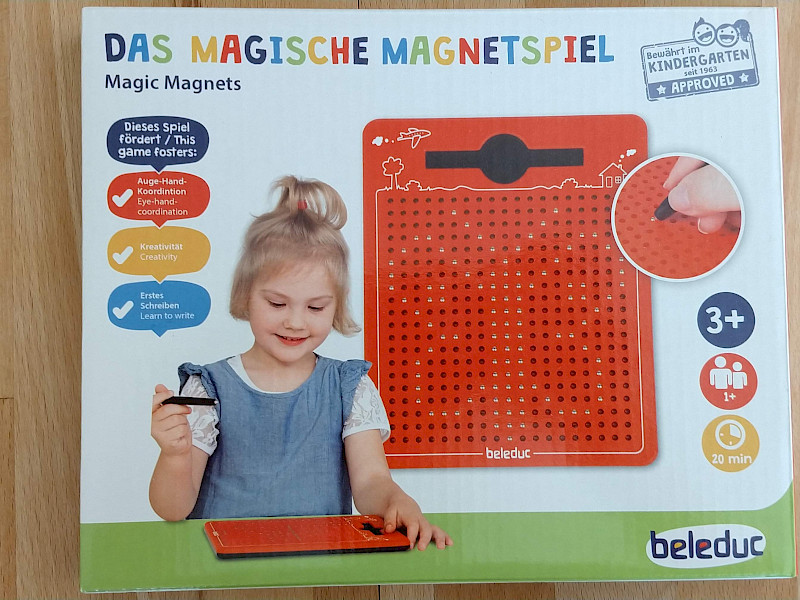 Test - Beleduc 21091 Das magische Magnetspiel Verpackung Vorderseite - Beleduc 21091 - © lifetester.net