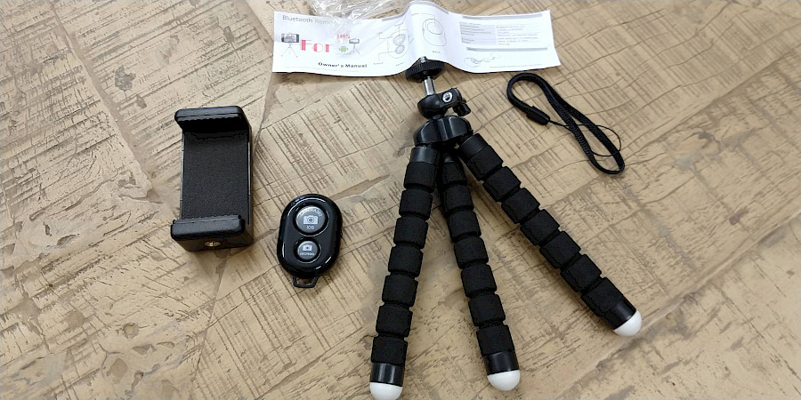 L Handy Stativ Mit Bluetooth Fernbedienung Dreibein Für Kamera Und Smartphone Lightweight Flexibel Mini Tripod Im Freien 